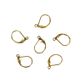 Earring Hooks Lever Back 15mm Gold 6Pcs