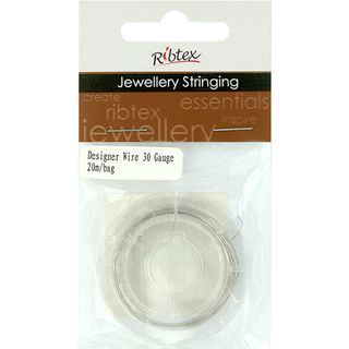 Designer Wire 30Gauge Silver 20m