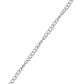 Chain Twisted Oval Link 5x3mm Silver 1m