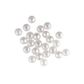 Bead Plastic Pearl 6Mm White 15G