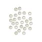 Bead Plastic Pearl 6Mm White 15G