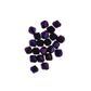 Bead Glass Bicone 4Mm Met Blue 25Pcs
