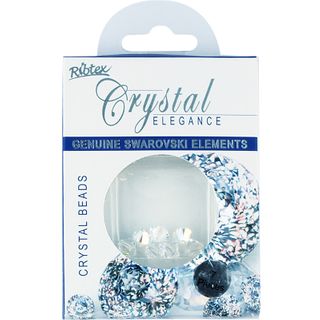 Bead Swarvoski 6mm Bicone Crystal AB 7Pc