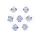 Bead Swarvoski Bicone Light Sapphire 7Pc