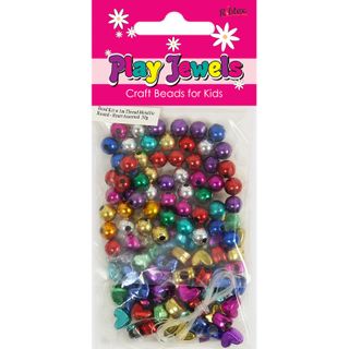Bead Kit-1M Thr Met Round-Heart Asst 30G