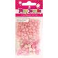 Bead Kit 1M Thr Glit Heart-Rnd Pk-Wh 30G