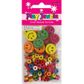 Bead Kit 1M Thr Wood Face-Donut Asst 22G
