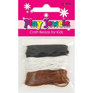 Jf Waxed Thread Black-Brown-Beige 15M