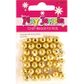 Bead 10Mm Round Shiny Gold 20G