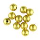 Bead 10Mm Round Shiny Gold 20G