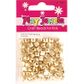 Bead 8Mm Gold Facetted Cube 20G
