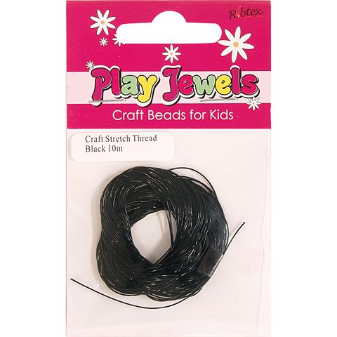 Jf Stretch Thread Black 10M