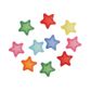 Bead 20Mm Glass Look Star Assorted 20G