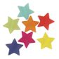 Bead 20Mm Glass Look Star Assorted 20G