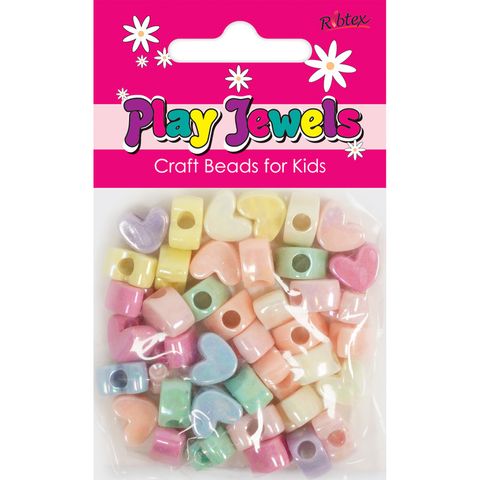 Bead 12Mm Ab Heart Asst 20G