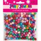 Bead Vp 10Mm Plastic Round Asst 125G