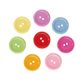 Bead Vp 25Mm Plastc Button Rnd Asst 125G