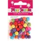 Bead 10Mm Bright Round Flat Asst 20G