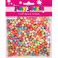 Bead Vp 8Mm Plastic Rnd Facet Asst 125G