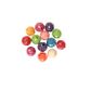 Bead Vp 8Mm Plastic Rnd Facet Asst 125G