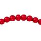 Bead Glass Pearls 8Mm Red 60Pcs