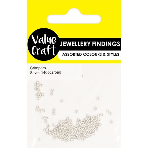 JF CRIMPERS SILVER 140 PCS