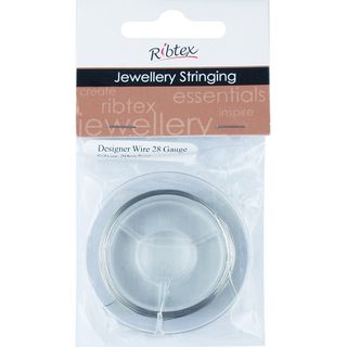 Designer Wire 28Gauge Silver 20m