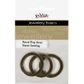 Ring 27mm Round Bronze 3Pcs
