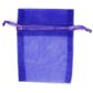 Mini Organza Bag Purple 10cmx7.5cm 7pc