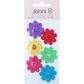 Jenni B Polka Dot Flowers 6Pcs