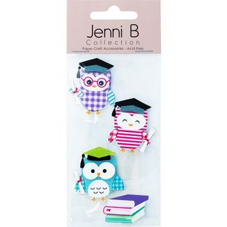 Jenni B Wise Owls 4Pcs