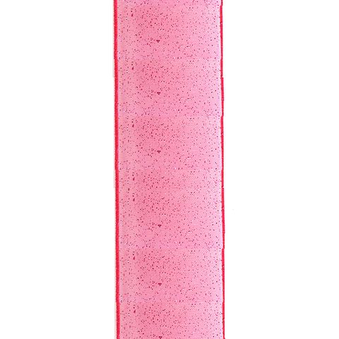 Rib 38Mm We Pink Org W Glitter 3M