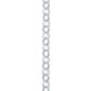 Connections Chain Round Link Silver 1m