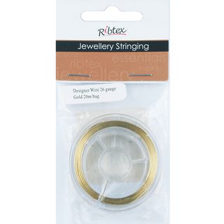 Jf Designer Wire 30 Gauge Gold 20M