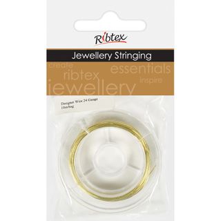Jf Designer Wire 24 Gauge Gold 10M