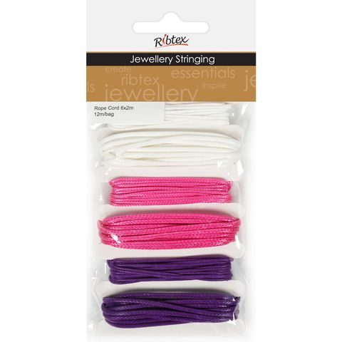 Jf Rope 2 Sizes Pk-Ppl 6 X 2M Pack