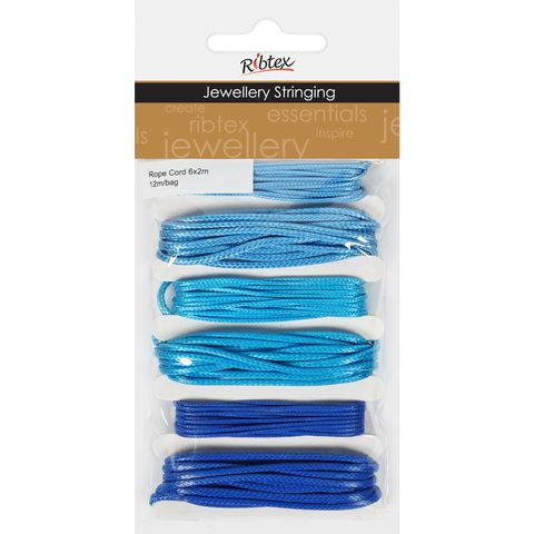 Jf Rope 2 Sizes Blues 6 X 2M Pack
