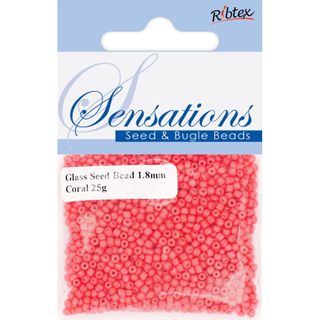 Bead Glass Seed 1.8Mm Coral 25G