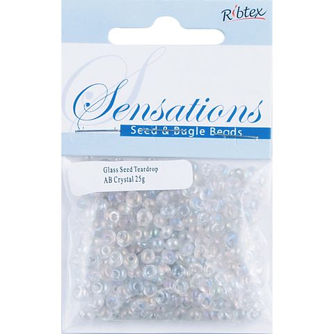 Bead Glass Seed Ab Cry 25G