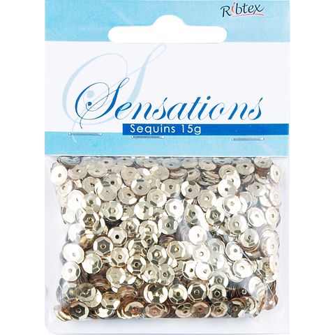 Sequins 5mm Cut Cup Gold 15G