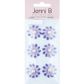 Jenni B Paper Flower Pearl Purple 6Pcs