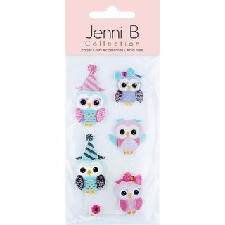 Jenni B Baby Owls 6Pcs