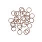 Jump Rings 10mm Rose Gold 30Pcs