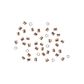 Tube Crimpers 2mm Rose Gold 80Pcs