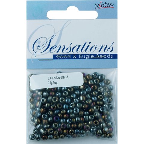 Bead Glass Seed 3.6Mm Bronze Ab 25G