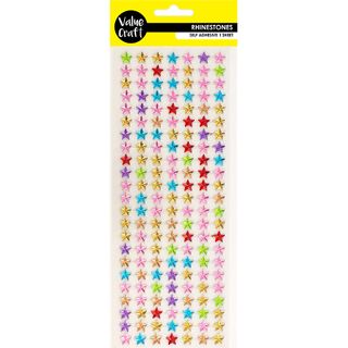 Craft Rhinestones 10Mm Star Multi