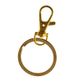 Jf Key Ring Chain With Clasp Gold 2Pc