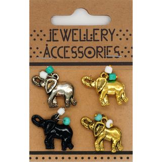 Charm - Elephants 4Pcs