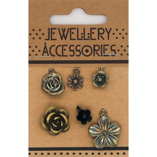 Charm - Flowers 6Pcs