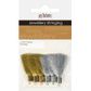 Jf Tassel 2.5Mm Gold-Silver 6Pc